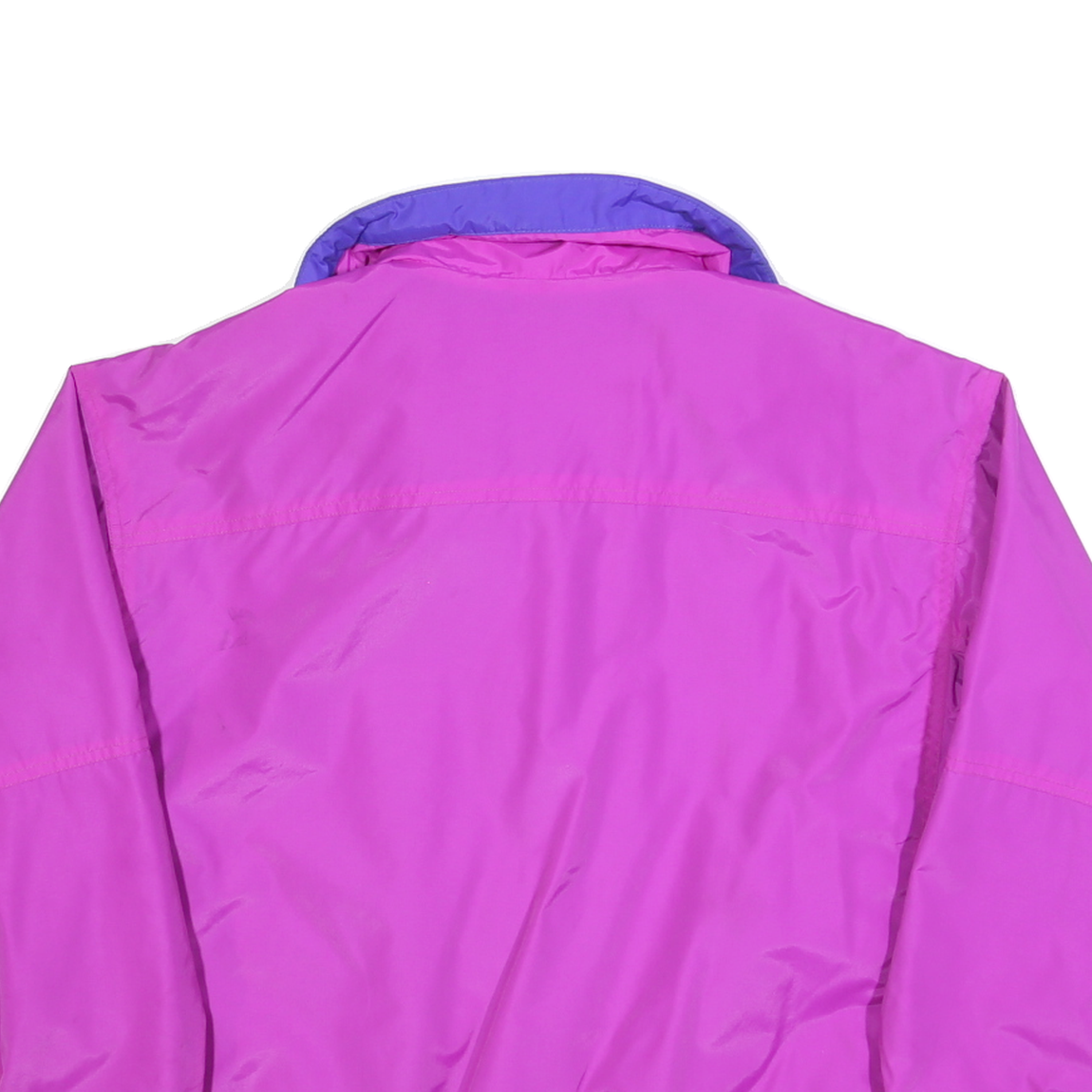 COLUMBIA Mens Purple & Pink Outdoor Jacket M Polyester Plain Zip Casual