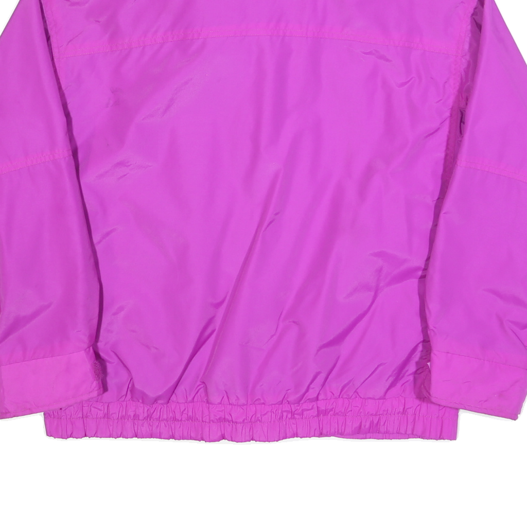 COLUMBIA Mens Purple & Pink Outdoor Jacket M Polyester Plain Zip Casual