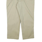 DICKIES Mens Regular Fit Beige Cotton Blend Zip Trousers W40 L27 Classic