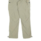 BIG TRAMP Womens Polyester Blend Beige Regular Fit Straight Leg Trousers W28 L32