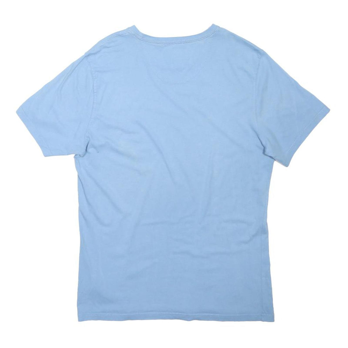 BARBOUR Mens Blue Crew Neck Short Sleeve T-Shirt M Casual Cotton Blend