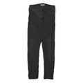 LEVI'S Womens Jeans Black Slim Skinny Denim Medium W26 L28 Zip Cotton Blend