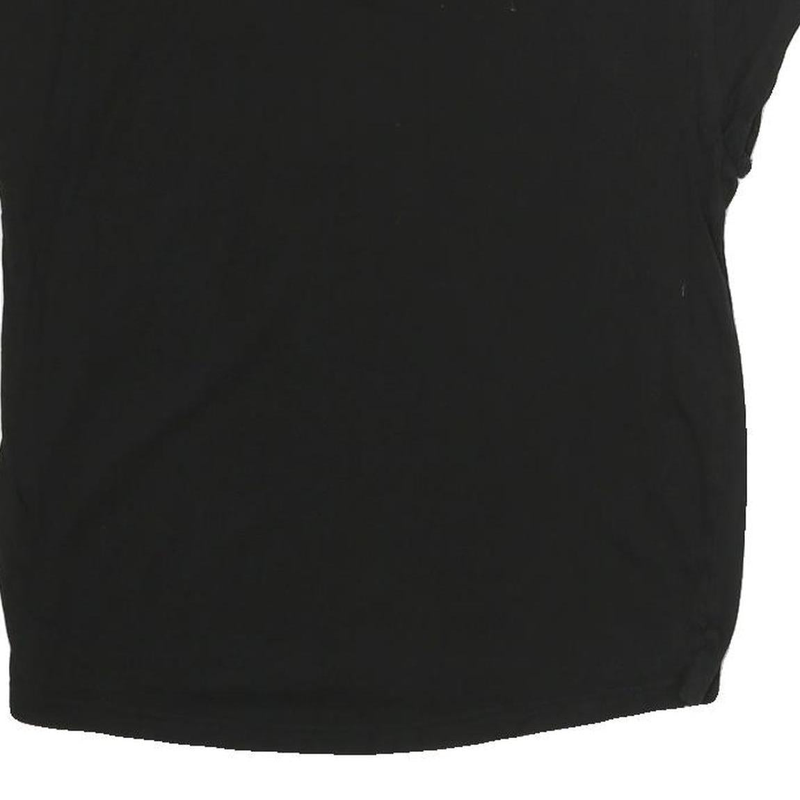 PUMA Womens Black S Graphic T-Shirt Short Sleeve Crew Neck Cotton Logo