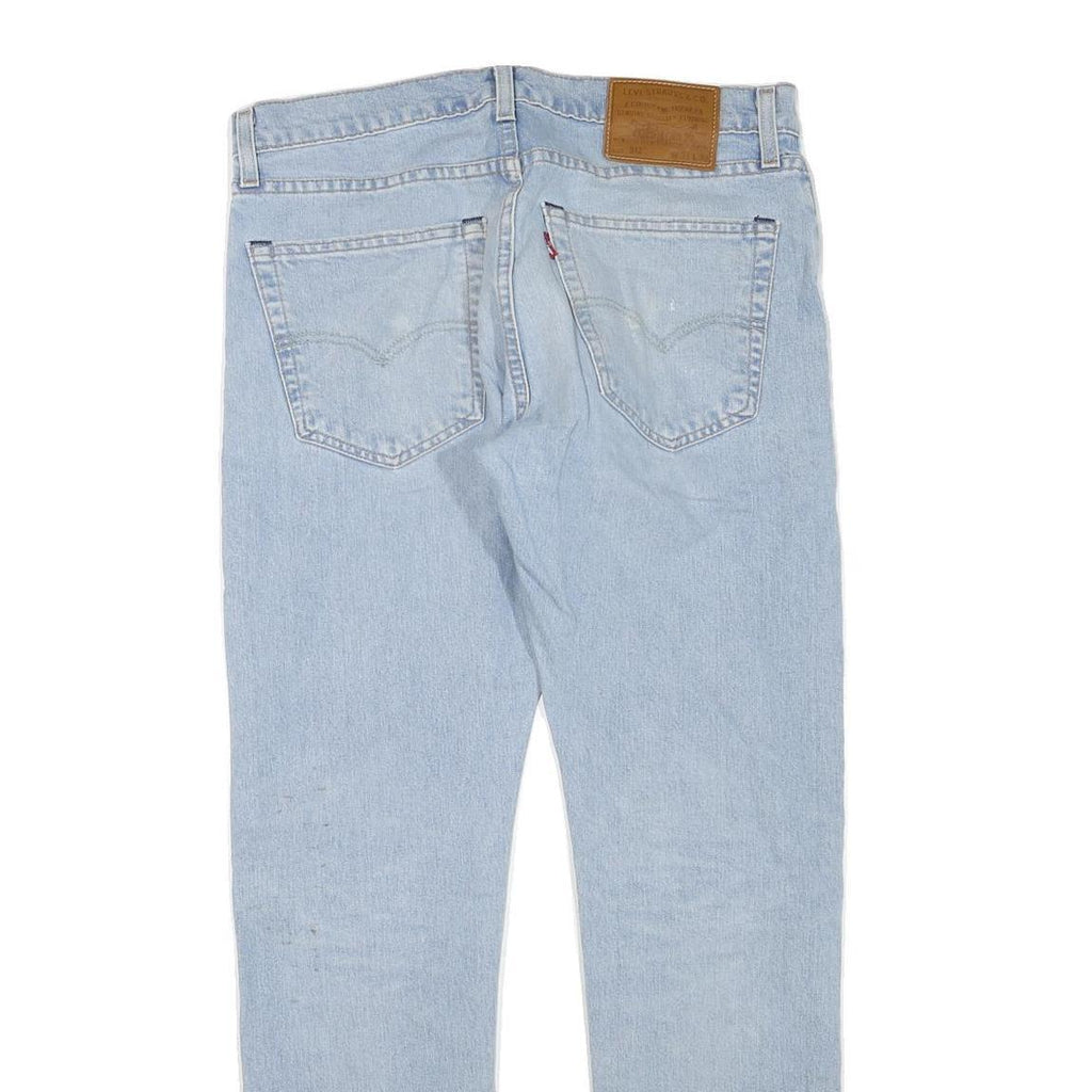 LEVI'S 512 Tapered Mens Jeans Blue Regular Cotton Blend Denim Light W31 L30