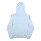 NIKE Mens Blue Pullover Hoodie S Classic Logo Casual Cotton Sweatshirt