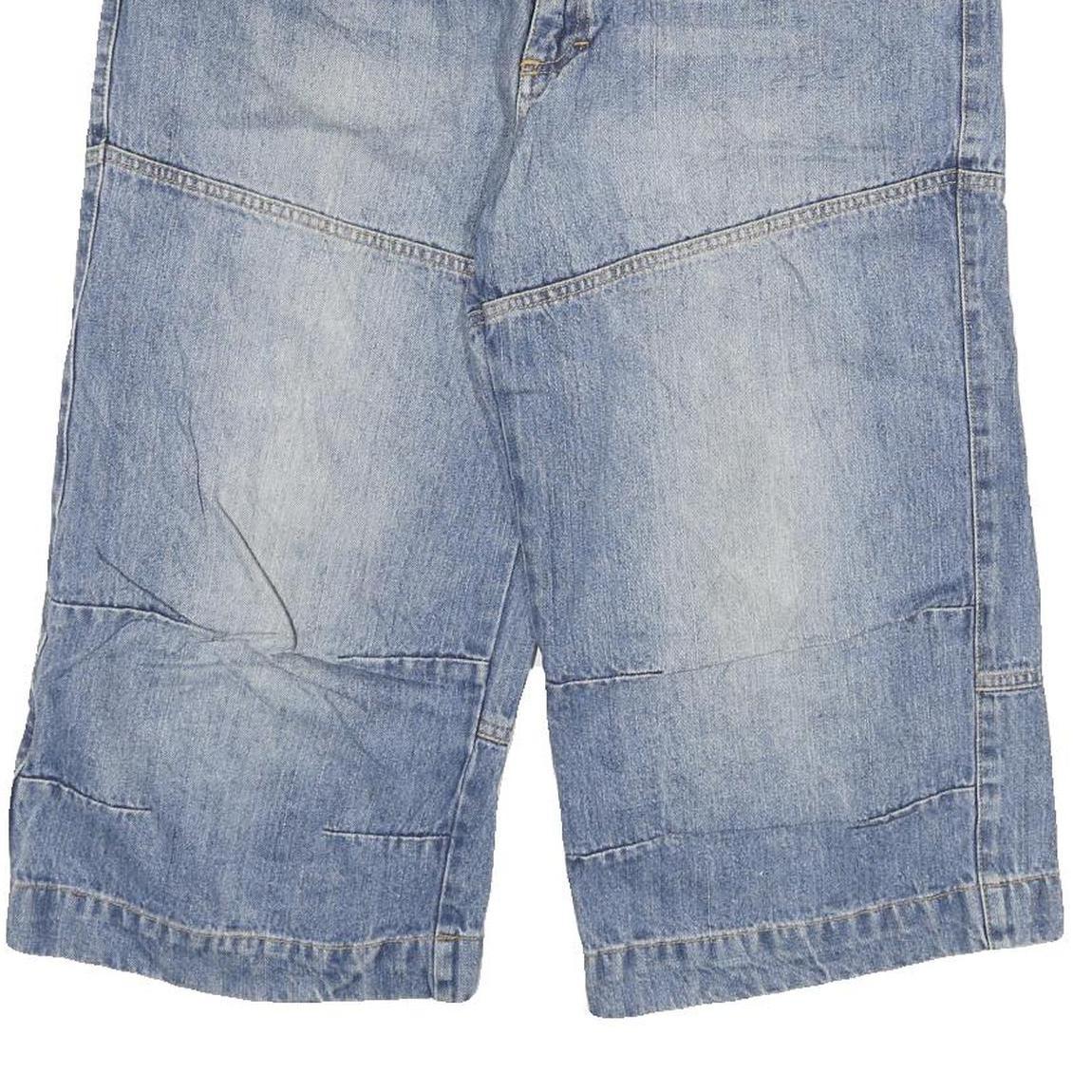 WATSONS Mens Denim Blue Casual Shorts 2XL W34 Cotton Blend Relaxed Fit