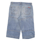 WATSONS Mens Denim Blue Casual Shorts 2XL W34 Cotton Blend Relaxed Fit