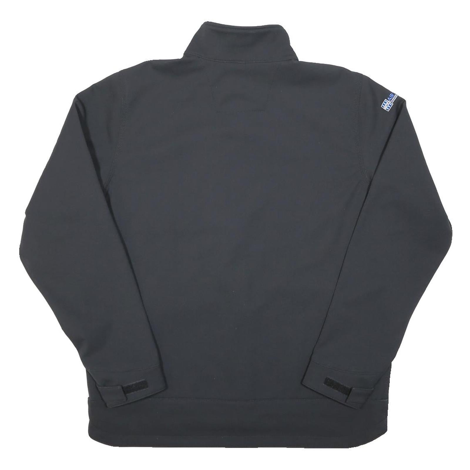 CARHARTT Mens Black Worker Nylon Jacket XL Zip Plain Utility Workwear Corporate