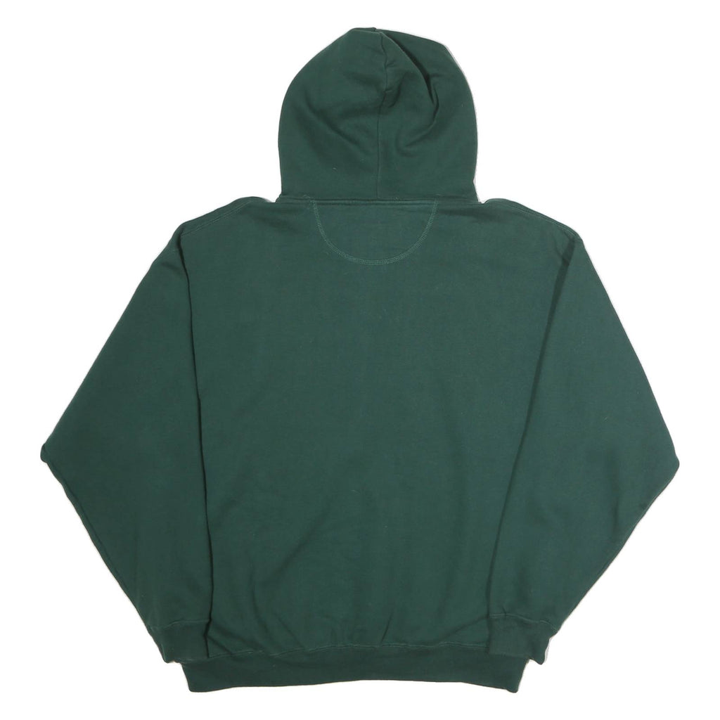 GEAR Mens Green University North Dakota Hooded Sweatshirt M Cotton Casual