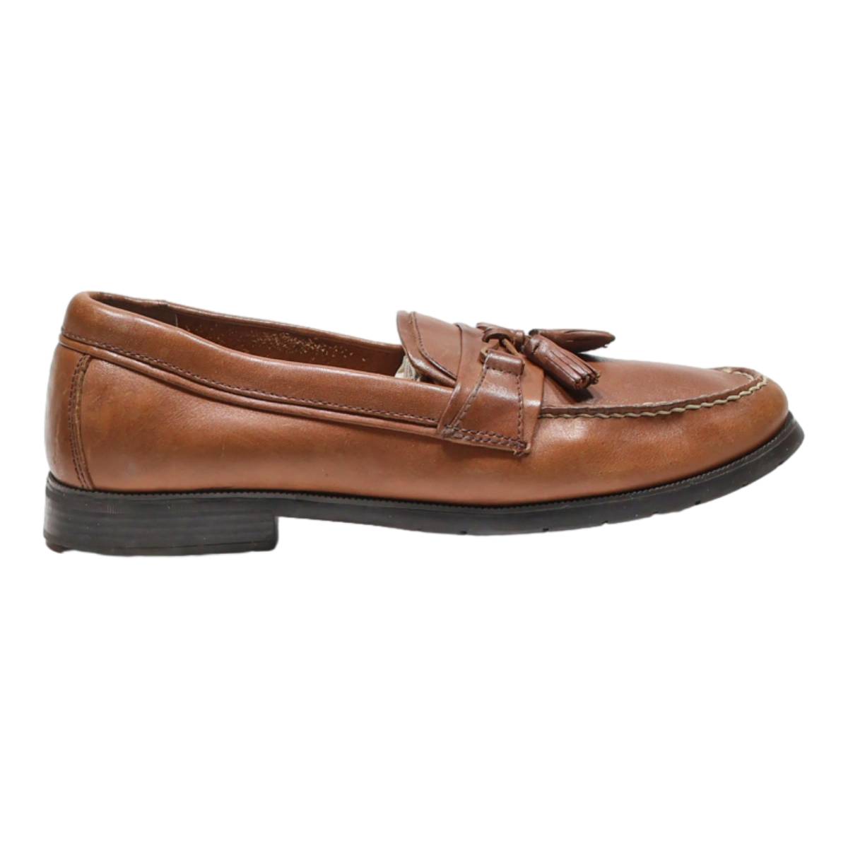 BASS Loafer Shoes Brown Leather Mens UK 10