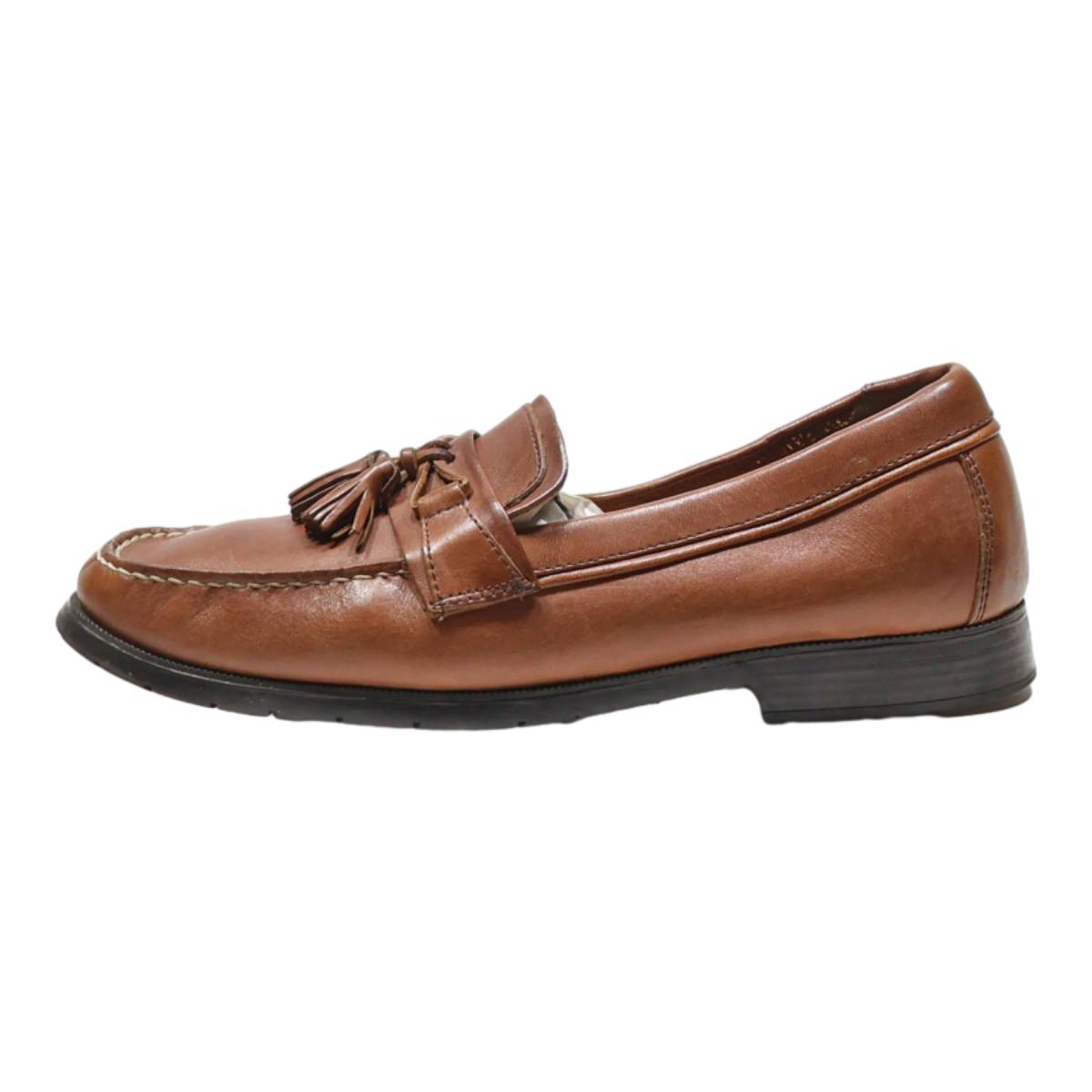 BASS Loafer Shoes Brown Leather Mens UK 10