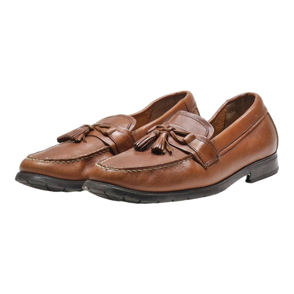 BASS Loafer Shoes Brown Leather Mens UK 10