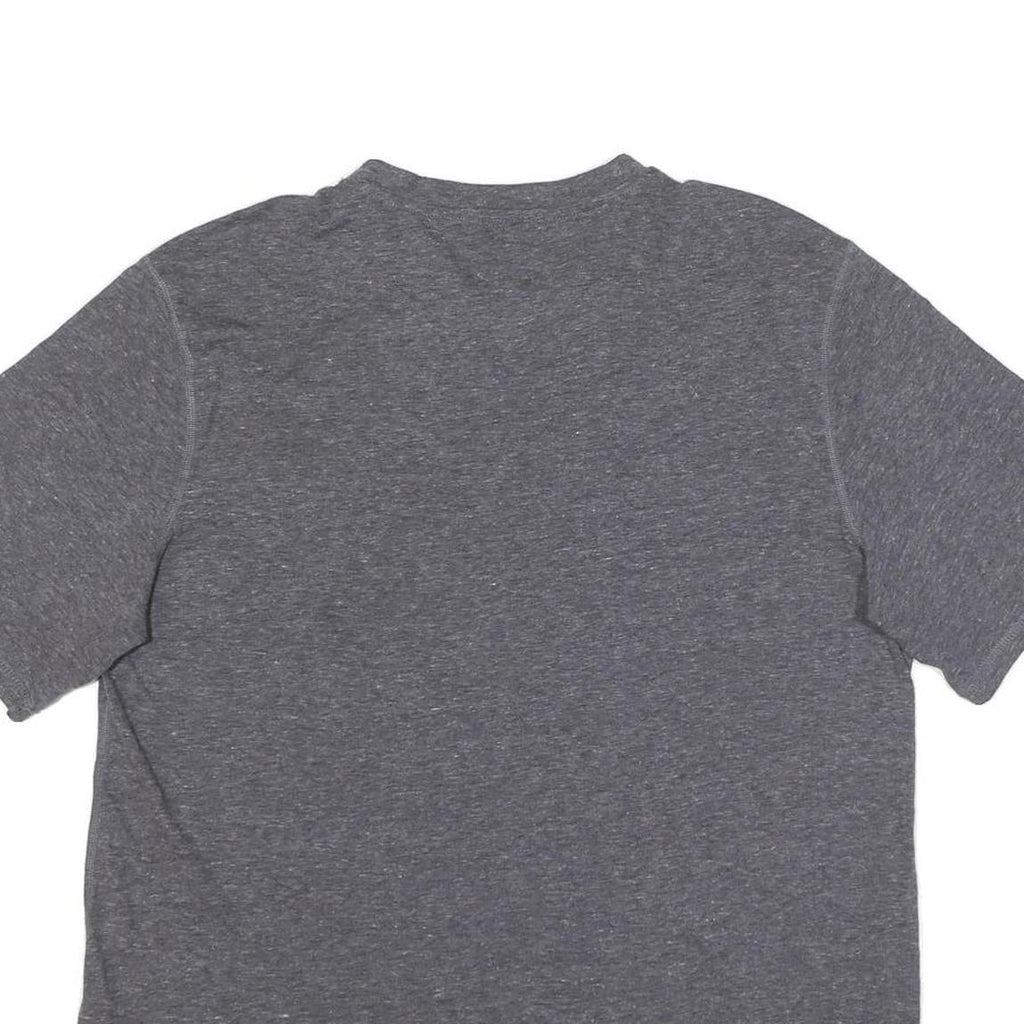 CHAMPION Mens Grey LBSU Graphic T-Shirt L Short Sleeve Crew Neck Cotton