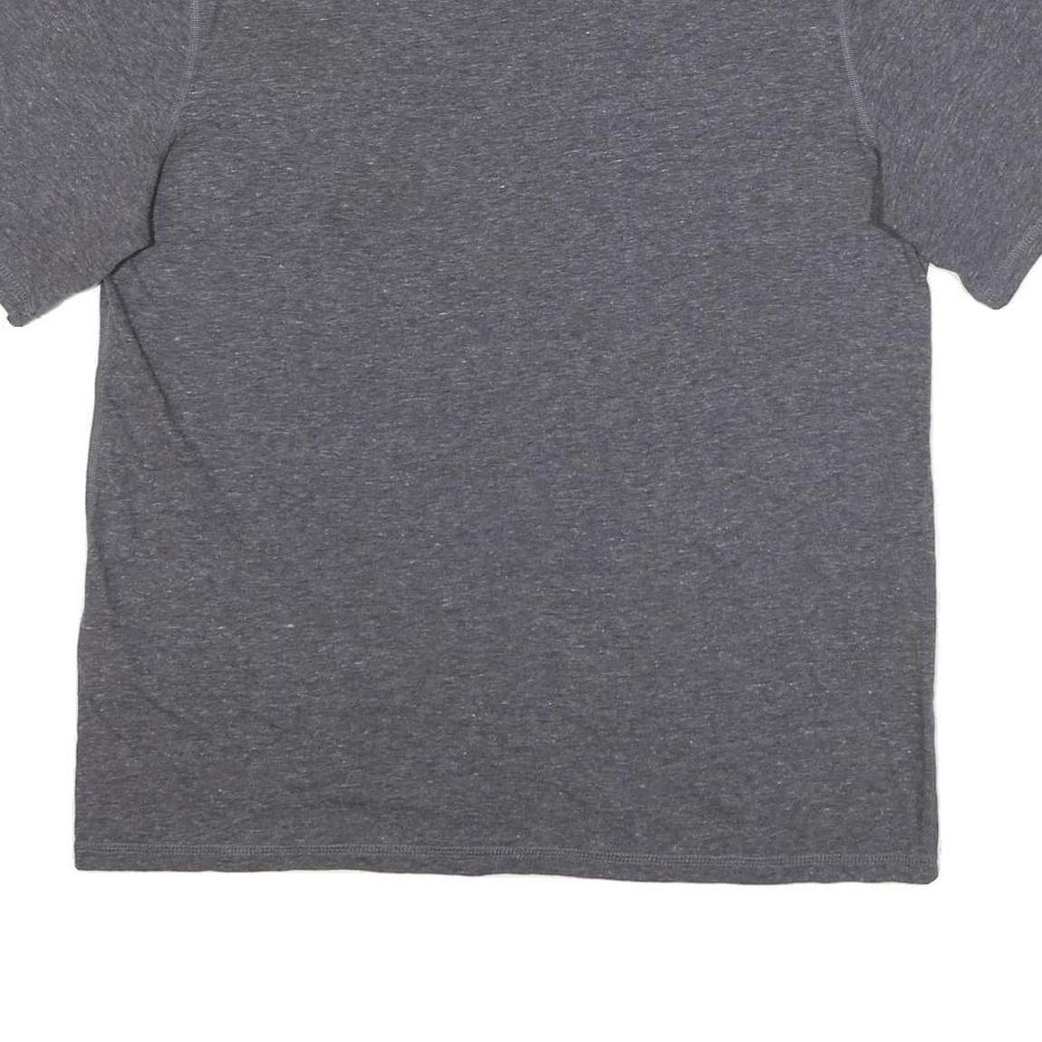 CHAMPION Mens Grey LBSU Graphic T-Shirt L Short Sleeve Crew Neck Cotton