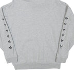 ADIDAS Womens Grey Hoodie UK 10 Cotton Blend Pullover Casual Sweatshirt