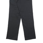 DICKIES Mens Cotton Blend Black Regular Fit Straight Leg Trousers W30 L32