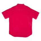 FADED GLORY Mens Plain Shirt Red L