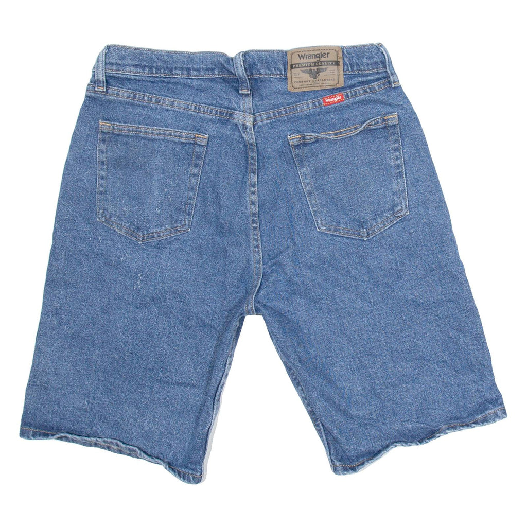 WRANGLER Mens Denim Shorts Blue M W30