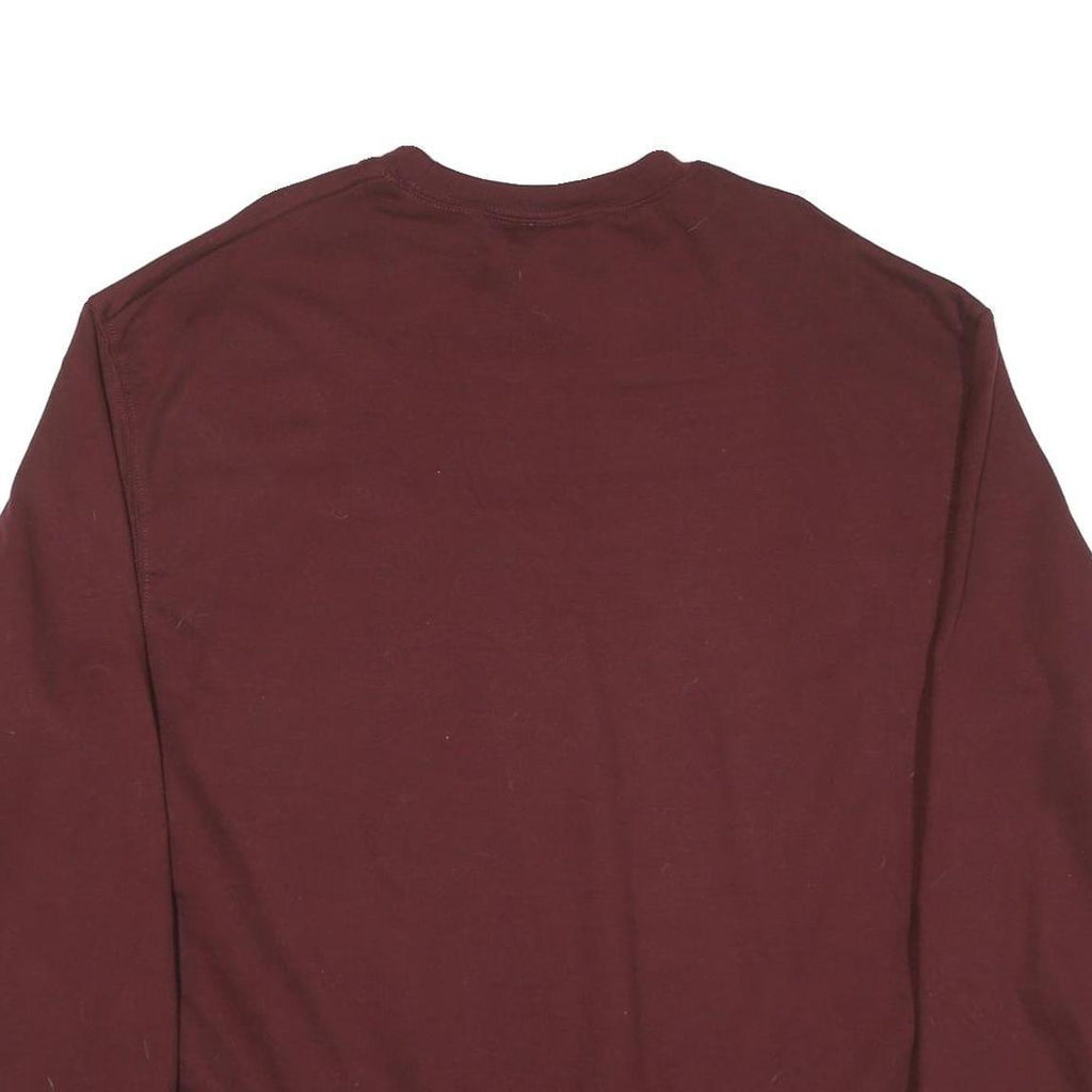 CHAMPION Mens Maroon Chippewa Hills Print Crew Neck XL Cotton Blend Sweatshirt