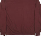 CHAMPION Mens Maroon Chippewa Hills Print Crew Neck XL Cotton Blend Sweatshirt