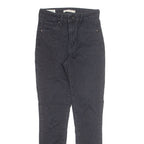 LEVI'S Womens Jeans Black Regular Straight W26 L27