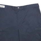 DICKIES Mens Navy Blue Cargo Workwear Shorts 2XL W42 Polyester