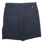 DICKIES Mens Navy Blue Cargo Workwear Shorts 2XL W42 Polyester