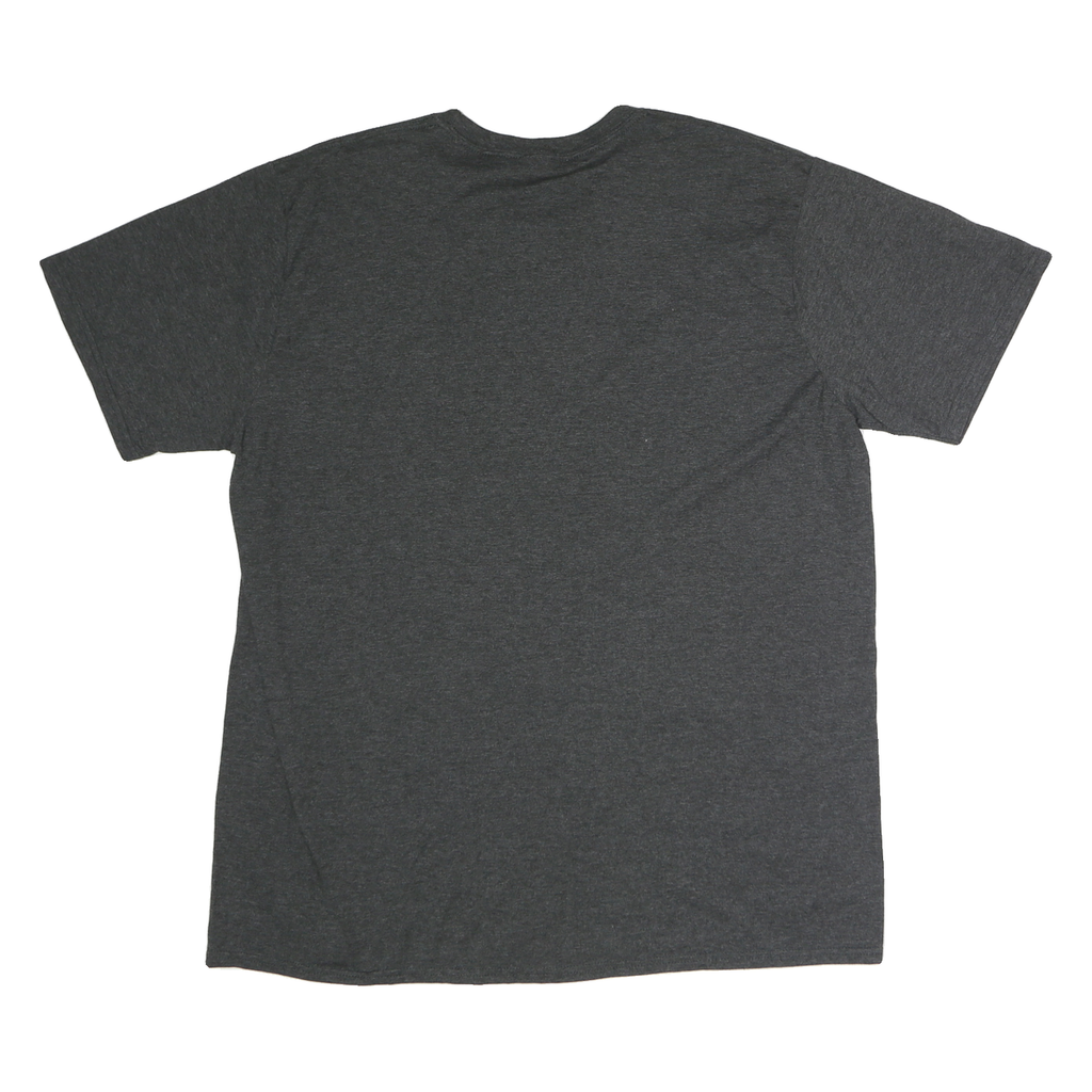 RIVALRY THREADS Mens Grey Purdue T-Shirt 2XL Short Sleeve Crew Neck Cotton