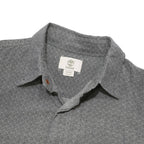 TIMBERLAND Mens Grey Cotton Blend Patterned Shirt M Button-Down Collar Long