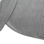 TIMBERLAND Mens Grey Cotton Blend Patterned Shirt M Button-Down Collar Long