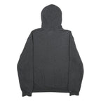 PUMA Mens Charcoal Grey Hoodie M Cotton Blend Pullover Classic Logo