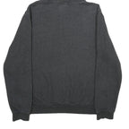 PUMA Mens Charcoal Grey Hoodie M Cotton Blend Pullover Classic Logo