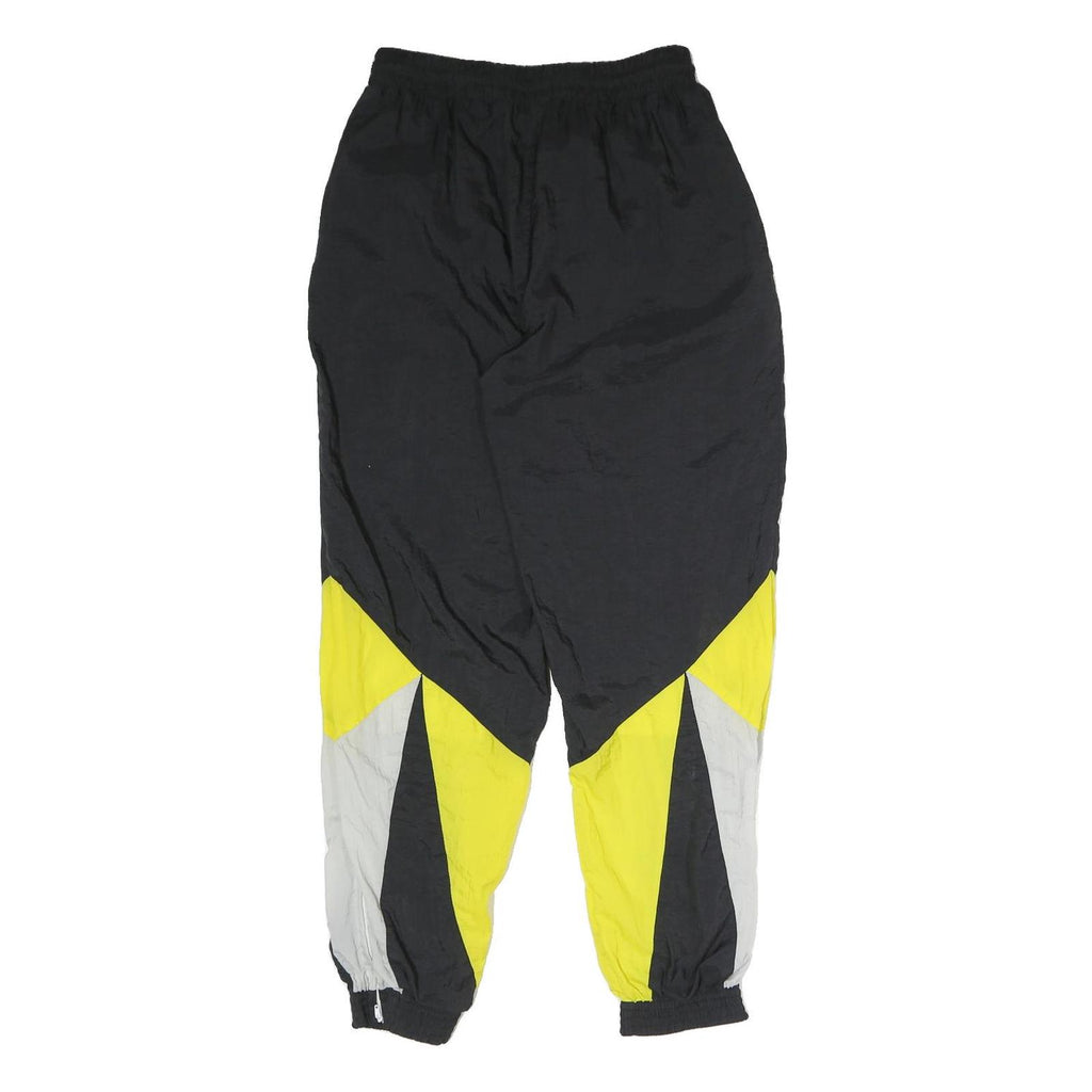 CATS Mens Joggers Black & Yellow M W27 L29 Chevron Slim Fit Zipped Hems