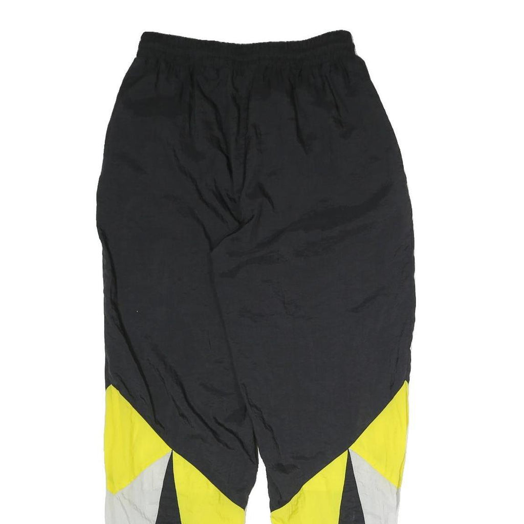 CATS Mens Joggers Black & Yellow M W27 L29 Chevron Slim Fit Zipped Hems
