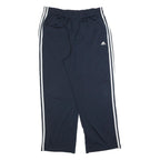 ADIDAS Mens Joggers Blue & White Regular Straight M W32 L28 Track Pants