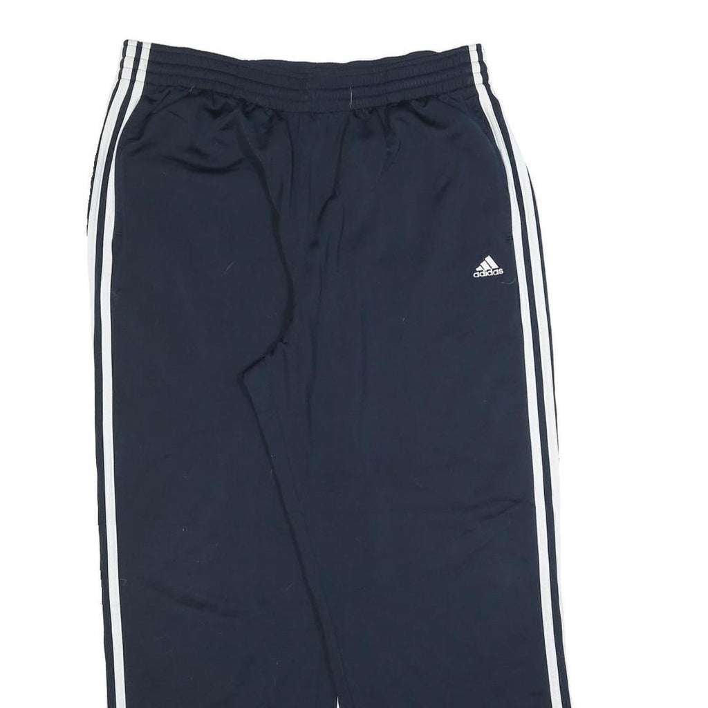 ADIDAS Mens Joggers Blue & White Regular Straight M W32 L28 Track Pants