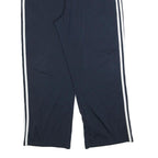 ADIDAS Mens Joggers Blue & White Regular Straight M W32 L28 Track Pants