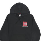 THE NORTH FACE Mens Black Hoodie M Cotton Blend Pullover Logo Pocket Casual