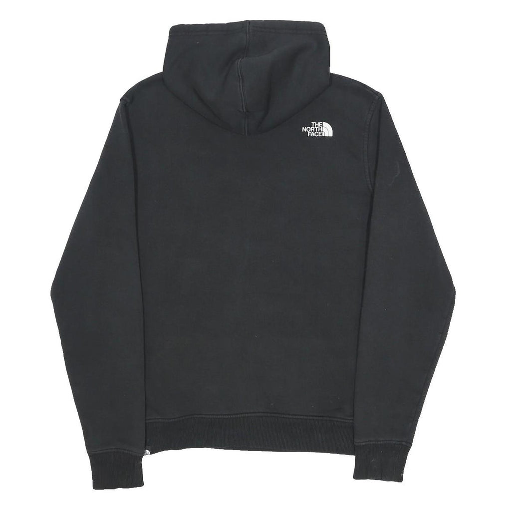 THE NORTH FACE Mens Black Hoodie M Cotton Blend Pullover Logo Pocket Casual