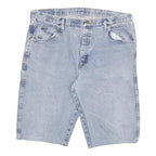 WRANGLER Mens Denim Shorts Light Blue 2XL W36 Casual Cotton Blend