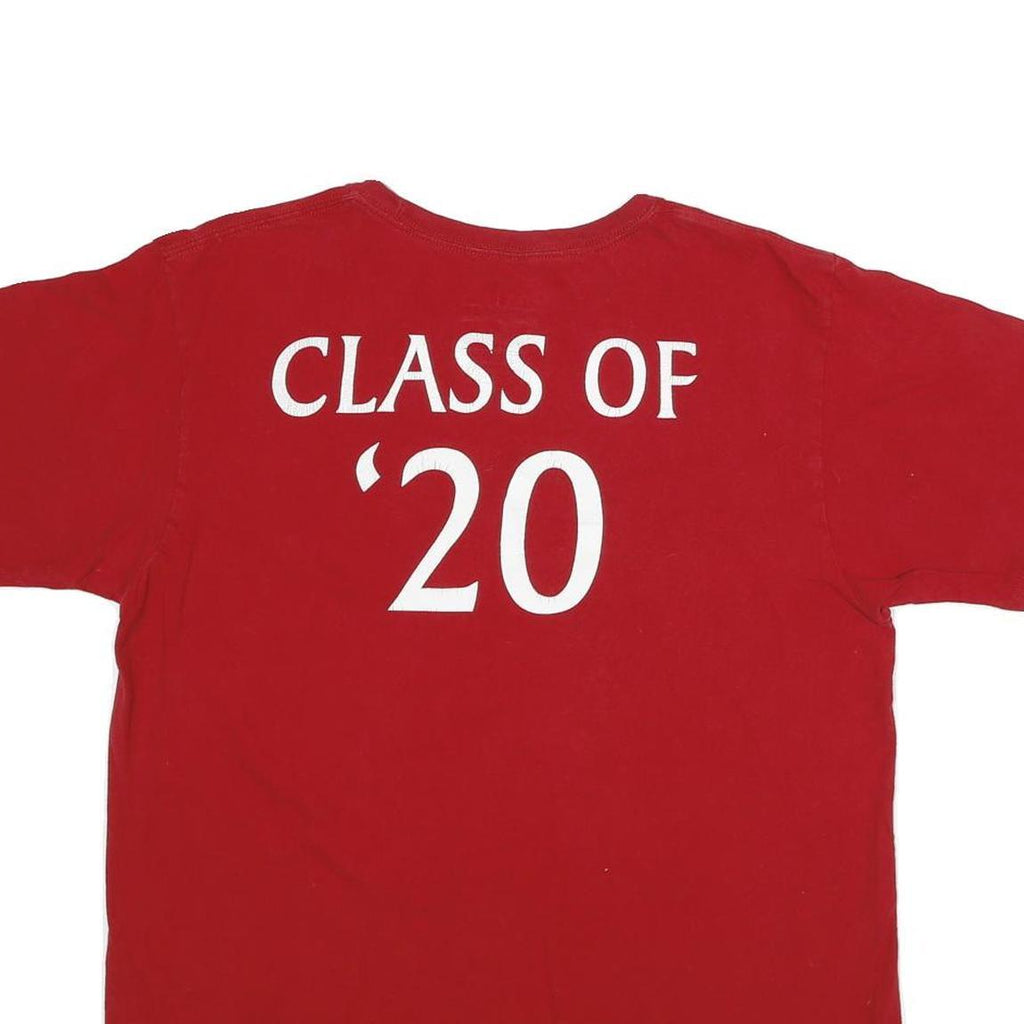 ADIDAS Mens Red Louisville Cardinals Graphic T-Shirt L Short Sleeve Crew Neck