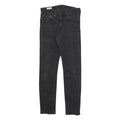 LEVI'S 510 BIG E Mens Slim Black Denim Jeans W28 L32 Classic Zip Closure Stretch