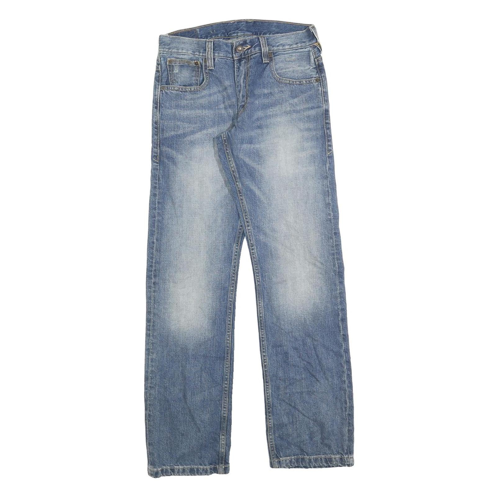 LEVI'S 514 Classic Mens Jeans Blue Classic Straight Denim Medium Wash W30 L32