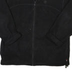 TIMBERLAND Mens Black Jacket M Polyester Blend Zip Plain Outdoor Casual Fleece