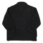 TIMBERLAND Mens Black Jacket M Polyester Blend Zip Plain Outdoor Casual Fleece