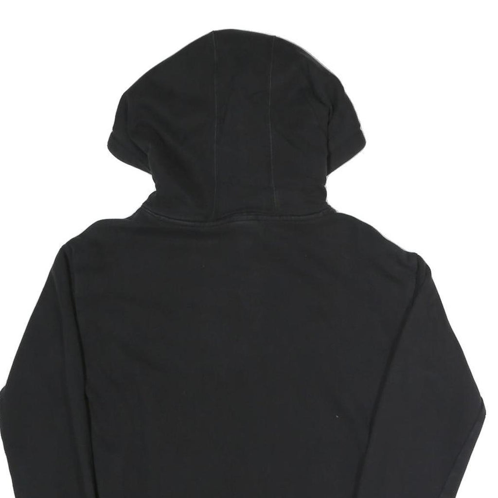 CHAMPION Womens Black Hoodie XS Cotton Blend Pullover Classic Logo