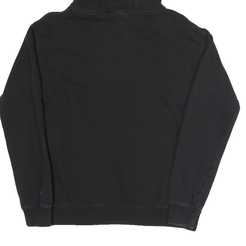 CHAMPION Womens Black Hoodie XS Cotton Blend Pullover Classic Logo