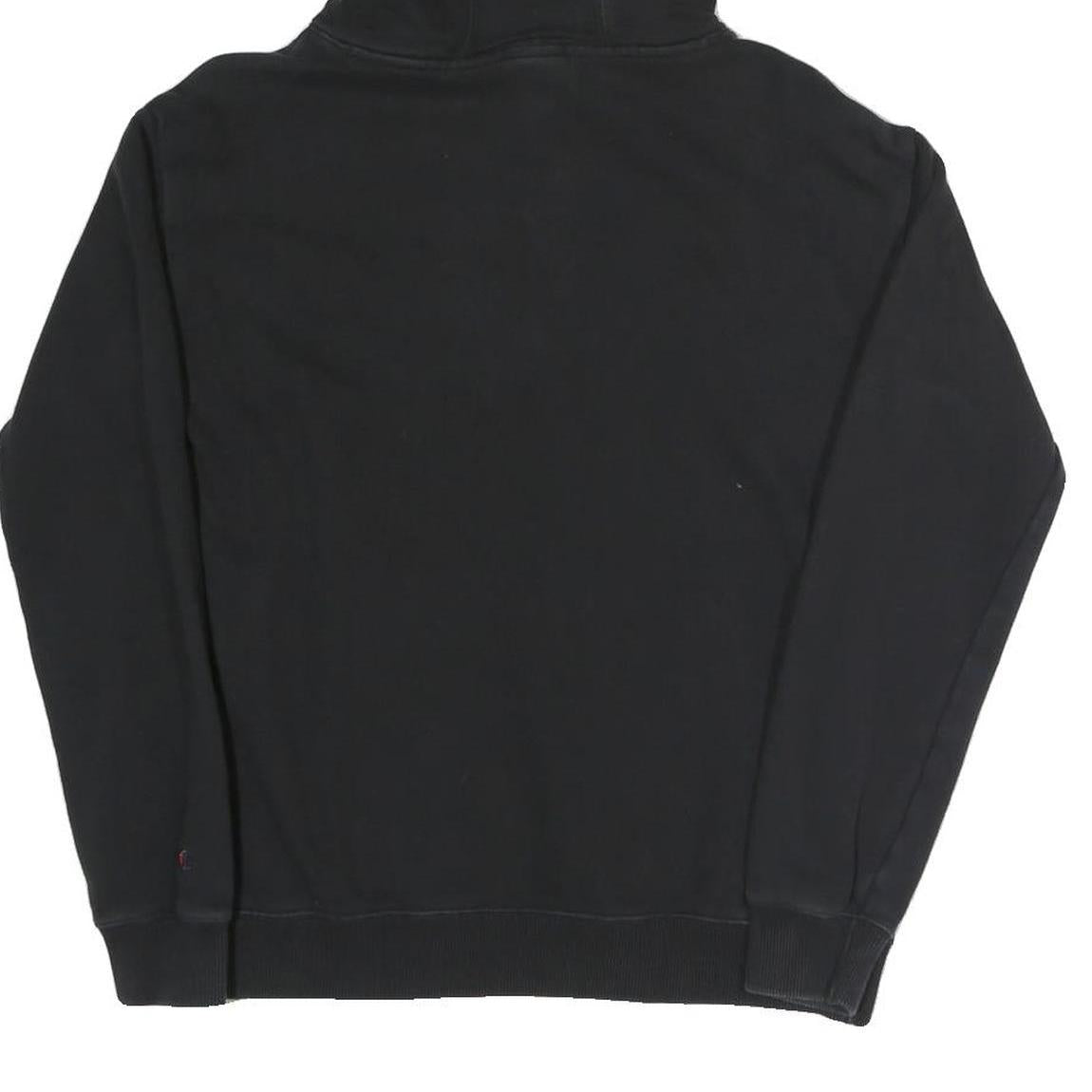 CHAMPION Womens Black Hoodie XS Cotton Blend Pullover Classic Logo