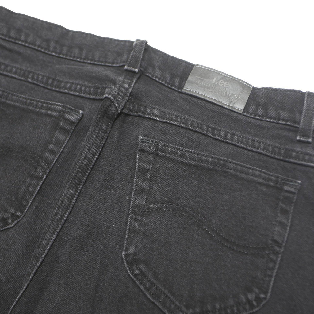 LEE Womens Classic Black Skinny Denim Raw W30 L29 Zip Cotton Blend Jeans