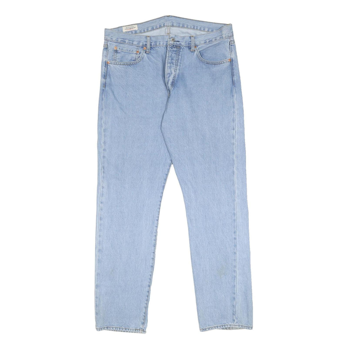 LEVI'S 501 Mens Jeans Blue Regular Straight Denim Light W38 L32 Classic Fit